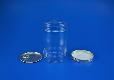 Empty Plastic Dry Food Jar With Lid EOE / POE Sealing Type High Durability