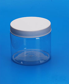 450ml top grade canned food plastic pet peanut butter jars with screw lid